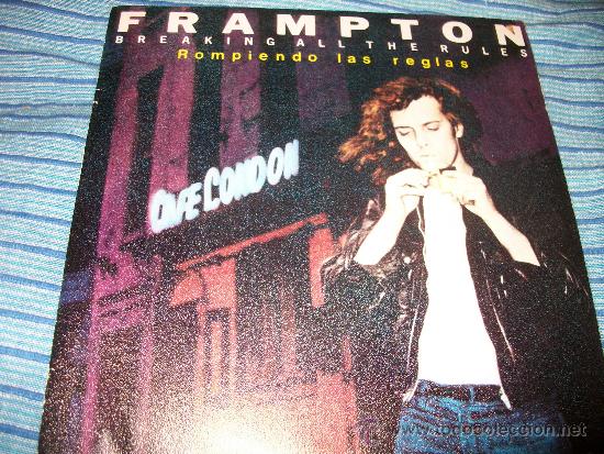 Discos de vinilo: PROMO EP 45 - PETER FRAMPTON - BREAKING ALL THE RULES / NIGHT TOWN - Foto 1