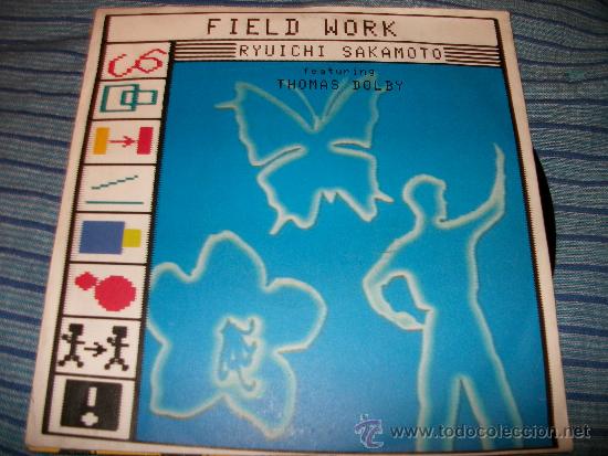 Discos de vinilo: EP 45 - RYIUCHI SAKAMOTO  FEATURING THOMAS DOLBY - FIELD WORK - Foto 1
