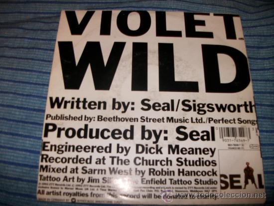 Discos de vinilo: EP 45 - SEAL - VIOLET / WILD - Foto 1