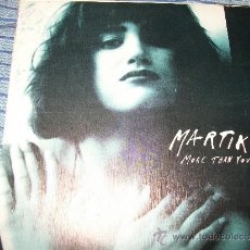 Discos de vinilo: PROMO EP 45 - MARTIKA - MORE THAN YOU KNOW. Lote 36035691