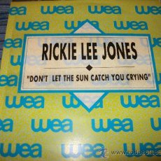 Discos de vinilo: PROMO EP 45 - RICKIE LEE JONES - DON'T LET THE SUN CATCH YOU CRYING. Lote 36035732