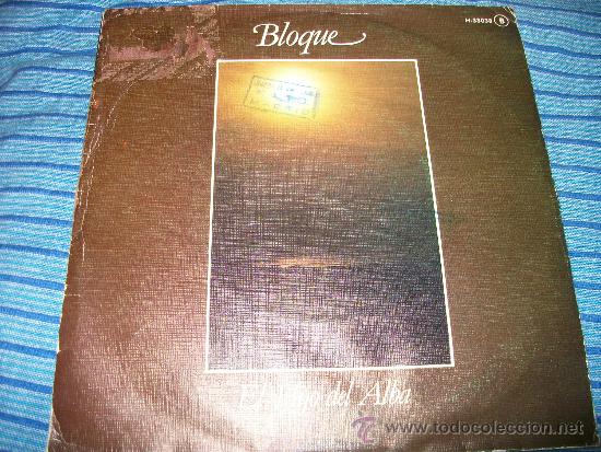 Discos de vinilo: EP 45 - BLOQUE - EL HIJO DEL ALBA / LA RAZON NATURAL - Foto 1