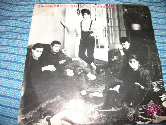 Discos de vinilo: EP 45 - DANZA INVISIBLE  - AL AMANECER / SUE&Ntilde;OS DE INTIMIDAD - Foto 1