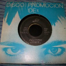 Discos de vinilo: PROMO EP 45 - ALICIA QUIMICA - NO NECESITO SABERLO / DE UN EXTRAÑO LUGAR. Lote 36036089