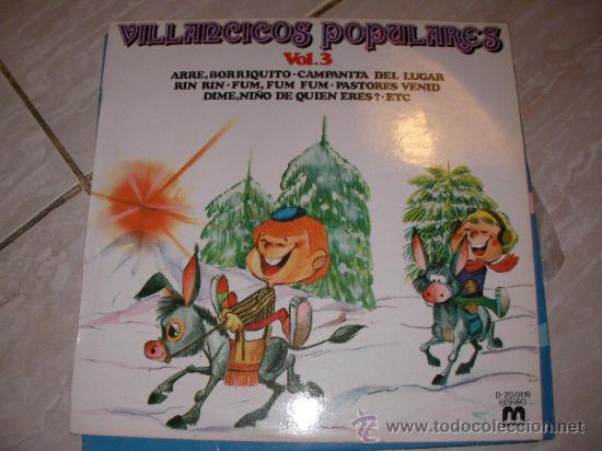 Discos de vinilo: DISCO LP - VILLANCICOS POPULARES - Foto 1