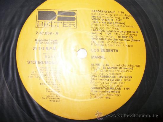 Discos de vinilo: LP	VVAA - LOS SESENTA - Foto 1