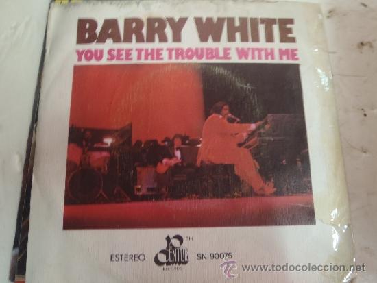 Discos de vinilo: SINGLE BARRY WHITE - Foto 1