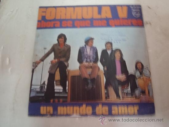 Discos de vinilo: SINGLE FORMULA V UN MUNDO DE AMOR. - Foto 1