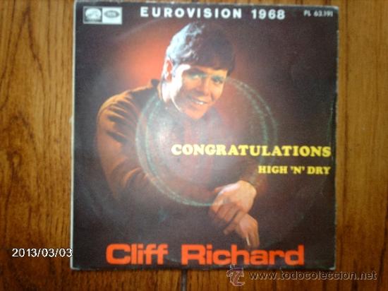 Discos de vinilo: cliff richard  - congratulations  + high&acute;n &acute;dry - Foto 1