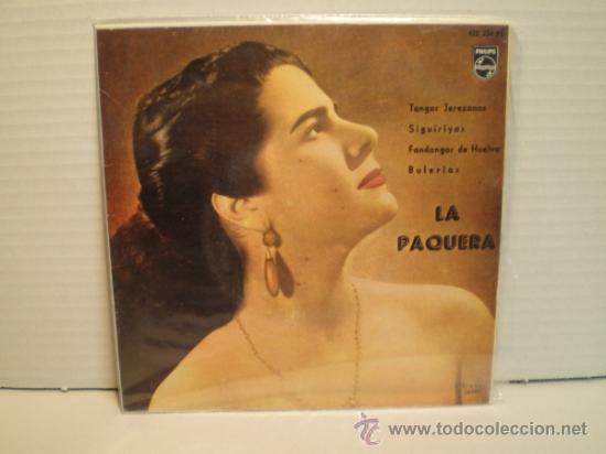 Discos de vinilo: SINGLE DE LA PAQUERA DE JEREZ - Foto 1
