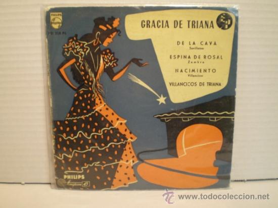 Discos de vinilo: SINGLE DE GRACIA DE TRIANA - Foto 1