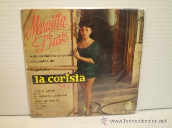 Discos de vinilo: SINGLE DE MARUJITA DIAZ LA CORISTA - Foto 1