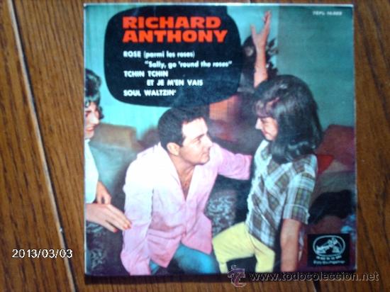 Discos de vinilo: richard anthony  - rose (parmi les roses)  +3 - Foto 1