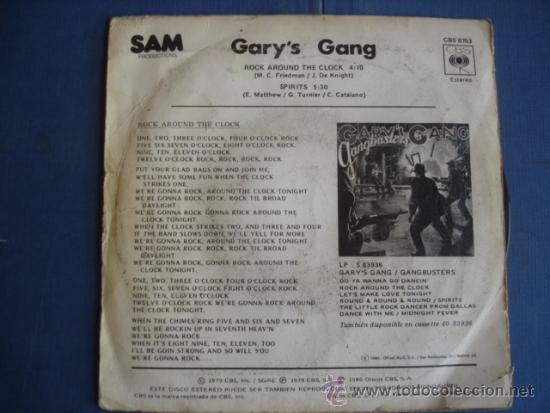 Discos de vinilo: GARY&acute;S GANG  ROCK AROUND THE CLOCK - Foto 2