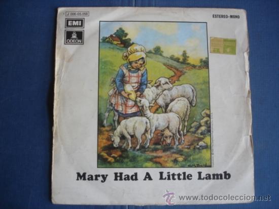 Discos de vinilo: WINGS  MARY HAD A LITTLE LAMB - Foto 1