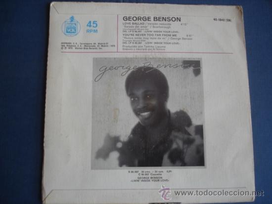 Discos de vinilo: GEORGE BENSON  LOVE BALLAD - Foto 2