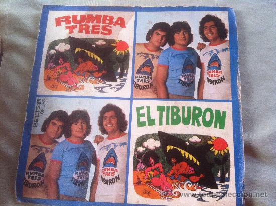 Discos de vinilo: 7 SINGLE-RUMBA TRES-EL TIBURON - Foto 1