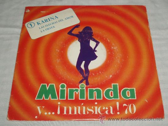 Discos de vinilo: single de Karina (Mirinda y los a&ntilde;os 70) - Foto 1