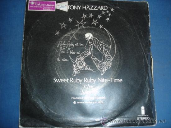 Discos de vinilo: TONY HAZZARD  SWEET RUBY NITE-TIME - Foto 2