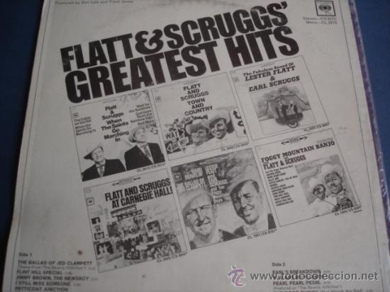 Discos de vinilo: FLATT & SCRUGGS&acute;    GREATEST HITS - Foto 2
