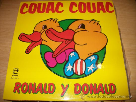 Discos de vinilo: LP  - COUAC COUAC - RONALD Y DONALD - Foto 1