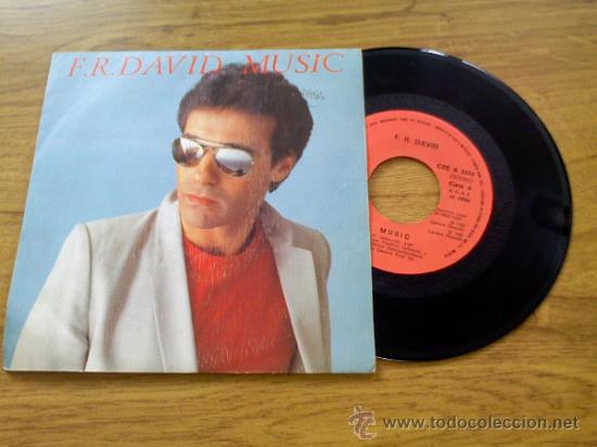 Discos de vinilo: F.R. DAVID. MUSIC.GIVIN IT UP. - Foto 1