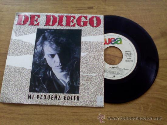 Discos de vinilo: DE DIEGO. MI PEQUE&Ntilde;A EDITH.  SOSPECHO. - Foto 1