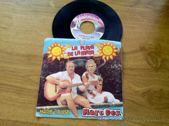 Discos de vinilo: MARC DEX. LA PLAYA DE LA MATA.MARIA LOUISA - Foto 1