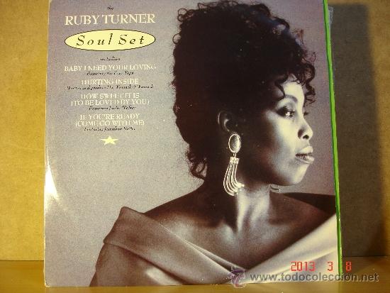 Discos de vinilo: Ruby Turner - The Ruby Turner Soul Set - Jive RTS T 6 - 1988 - Edicion UK - Foto 1