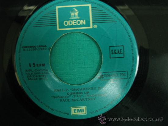 Discos de vinilo: Singels Paul McCartney a&ntilde;o 1980 - Foto 3