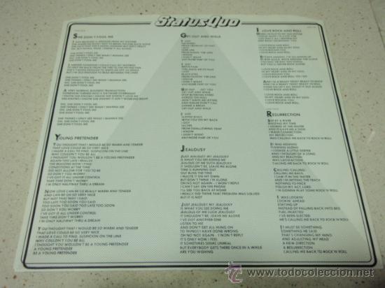 Discos de vinilo: Status Quo &ndash; 1+9+8+2 1982 SCANDINAVIA VERTIGO - Foto 4