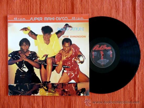Discos de vinilo: IMAGINATION - NEW DIMENSION - MAXI-SINGLE 45 RPM - Foto 1