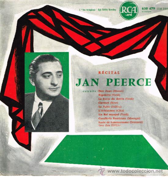 Discos de vinilo: Jan Peerce - Recital Jan Peerce - Lp - Foto 1