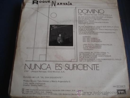 Discos de vinilo: ROQUE NARVAJA   DOMINO - Foto 2