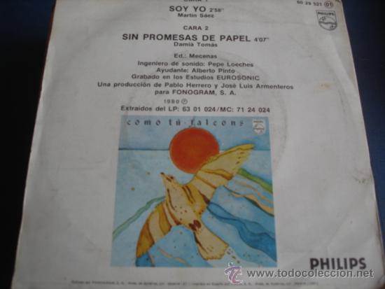 Discos de vinilo: FALCONS   SOY YO - Foto 2