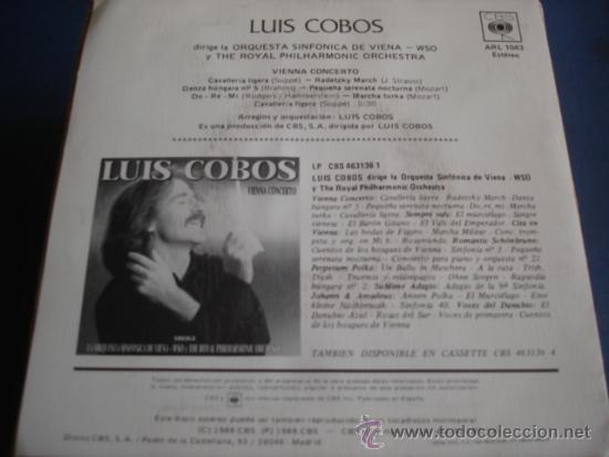 Discos de vinilo: LUIS COBOS   VIENNA CONCERTO PROMO - Foto 2
