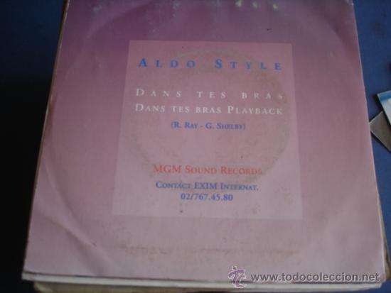 Discos de vinilo: ALDO STYLE   DANS TES BRAS - Foto 2