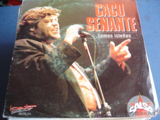 Discos de vinilo: CACO SENANTE   SOMOS ISLE&Ntilde;OS  PROMO - Foto 1