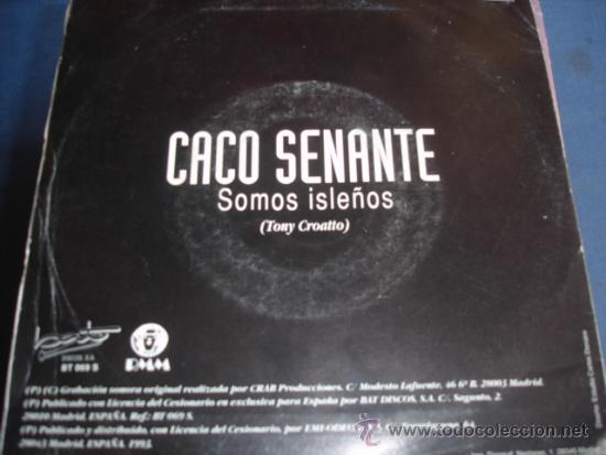 Discos de vinilo: CACO SENANTE   SOMOS ISLE&Ntilde;OS  PROMO - Foto 2