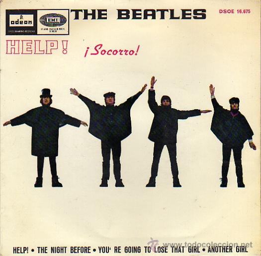 Discos de vinilo: The Beatles 7 EP Help! +3, spanish edit - Foto 1