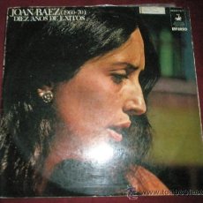 Discos de vinilo: LP-DOBLE-JOAN BAEZ-10 AÑOS DE EXITOS-1960/1970-FESTIVAL WOODSTOCK-HISPAVOX-.