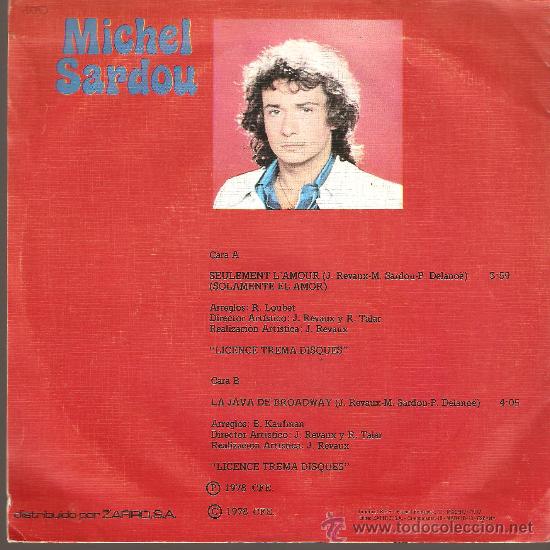 Discos de vinilo: MICHEL SARDOU - Foto 2