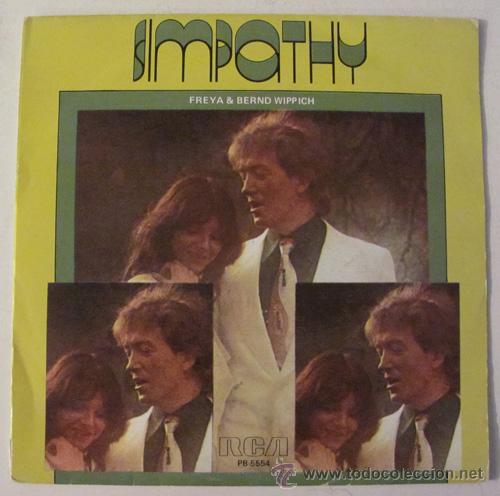Discos de vinilo: FREYA & BERND WIPPICH - SIMPATHY - SINGLE 1978 - Foto 1