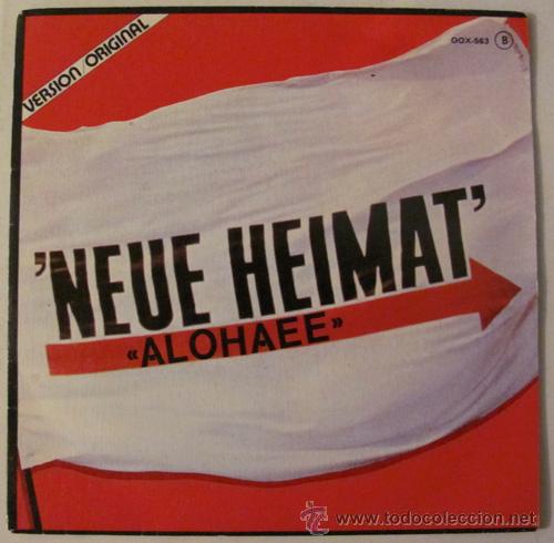 Discos de vinilo: NEUE HEIMAT - ALOHAEE - SINGLE 1982 - Foto 2