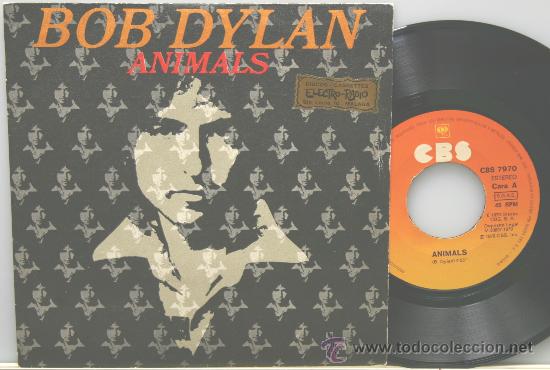Discos de vinilo: BOB DYLAN animals-when he returns SINGLE CBS 1979 - Foto 1