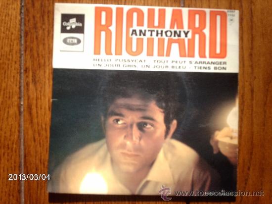 Discos de vinilo: richard anthony  -  hello,  pussycat  +3 - Foto 1