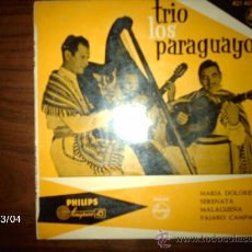 Discos de vinilo: TRIO LOS PARAGUAYOS - MARIA DOLORES +3. Lote 36226363