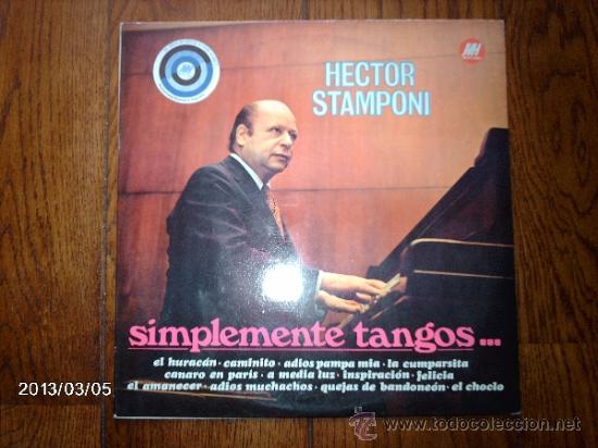 Discos de vinilo: Hector stamponi  -  simplemente tangos... - Foto 1