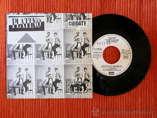 Discos de vinilo: PLATINO - CUIDATE - Single vinilo RARO-PROMO - Foto 1