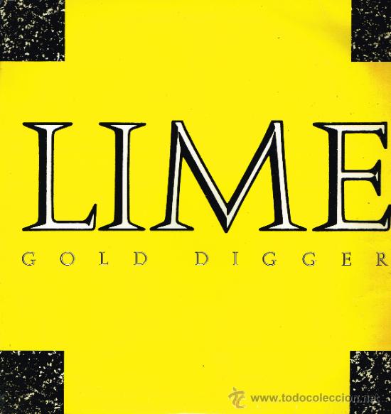 Discos de vinilo: Lime - Gold Digger (4 versiones) - MaxiSingle 1987 - Foto 1